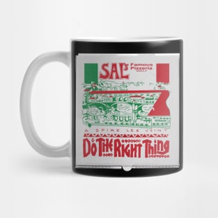 DO THE RIGHT THING / Sal's / ORIGINAL PIZZA BOX Mug
